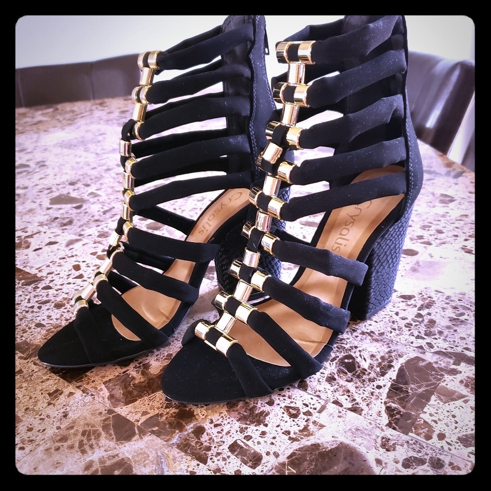 Gladiator Chunky Heel sandals